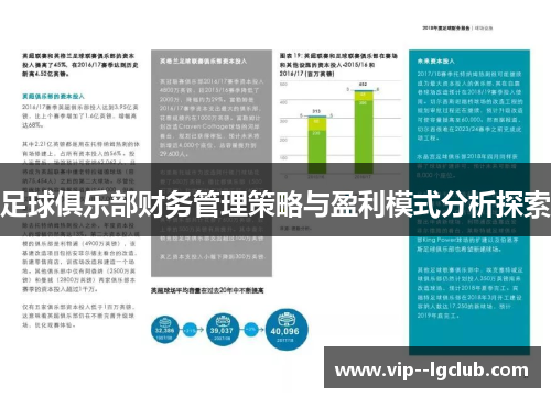 足球俱乐部财务管理策略与盈利模式分析探索