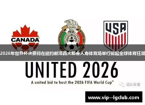 2026年世界杯决赛将在纽约新泽西大都会人寿体育场举行掀起全球体育狂潮
